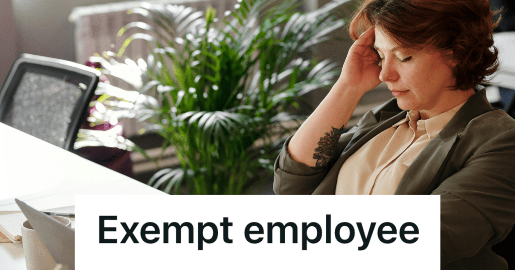 employee sick at the office