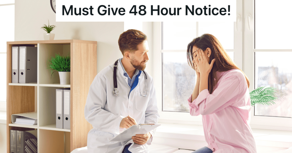 woman with headache talking to her doctor